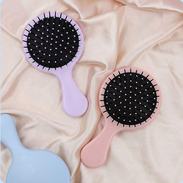 Cepillos de pelo con cojín de aire portátil en múltiples colores pastel: perfectos para un cuidado suave del cabello y peinado en movimiento', 'Hair Styling Kit', 'Hair Tool Kit