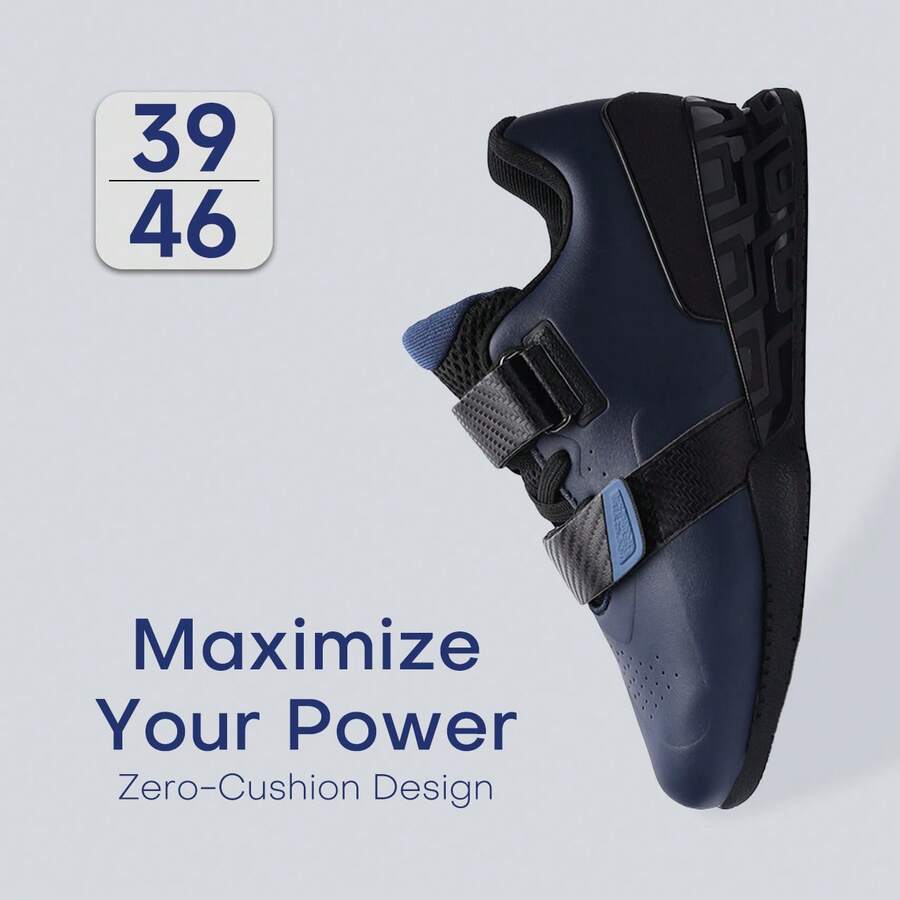 Deadlift Shoes Men, Professional Non-Slip Squat Shoes For Powerlifting, Stable Lifting Training Sneakers With Rubber Sole