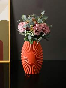 1 قطعة إناء بلاستيكي بمظهر السيراميك، تصميم مانع للانزلاق قوي ومتين، إناء فاخر مثالي كهدية لعيد الميلاد والهالوين وعيد الشكر والفصح، مناسب لديكور غرفة المعيشة والنوم والحديقة ومكتب العمل، متوفر ب- 3 خيارات لون