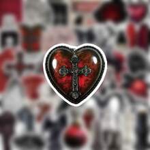 50/100张 - 吸血鬼元素贴纸 - 适用于装饰水瓶、笔记本、钱包等。 - 彩色 - 查看 3