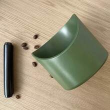 Non-Slip Black/Green ABS Coffee Tamper With Removable Tamping Rod - Coffee Ground Dust Box, Essential Household Coffee Tool For A Clean Workspace | Stylish Design | Easy To Clean Container, Perfect Choice For Coffee Bar - Multicolor - View 8