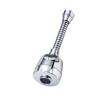 1 Stück 2-stufiger Küchenarmatur Verlängerung, universell drehbar, spritzwassergeschützt aus Edelstahl, Druckwasserdüse, Duschkopffilter