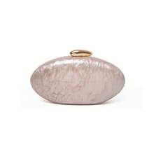 1pc Fashion Acrylic Glossy Egg-Shaped Crossbody Bag, European And American Style Evening Clutch Purse With Detachable Gold Chain For Wedding, Party, Vacation Gift - Pink - View 9