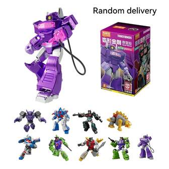  BLOKEES 变形金刚积木 4 款盲盒（1 件），适合 10 岁以上儿童的模型套装 | 收藏版可动人偶积木套装 | 成人玩具礼物