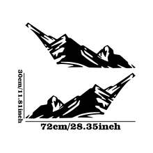 Adventure & Mountain Peak Car Body Sticker, Suitable For Off-Road Vehicles, SUVs