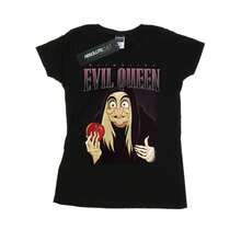 Disney Womens/Ladies  Evil Queen Montage Cotton TShirt (Black) - Coffee Brown - View 2