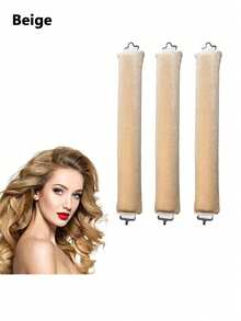 Bộ 3 thanh uốn tóc không dùng nhiệt, thanh uốn đàn hồi có móc để tạo sóng lớn, phù hợp với mọi loại tóc, thanh uốn tóc khi ngủ, sử dụng tại nhà và ký túc xá, dụng cụ tạo kiểu tóc, phụ kiện uốn tóc khi ngủ và bộ dụng cụ uốn sóng lớn, bộ dụng cụ tạo kiểu tóc và phụ kiện tóc. - Nhiều màu - Xem 7