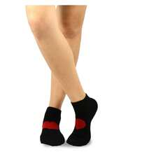 Valentine's Day Socks Women - TeeHee Cotton Low Cut Ankle Socks 3-Pair Pack - Cute Heart- Women's 9-11 6-9 US Shoe Size - 如圖708 - 查看 3