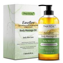 PHATOIL 260毫升身体按摩油，舒缓身心，助您放松休息——香草遐想、活力能量、柚子旋律、灵魂遐想、大地气息、丝绒甘露、双重呵护（头发和肌肤）、空灵宁静、永恒面纱、舒缓油 8.8液体盎司 - 多樣化香型 - 查看 20