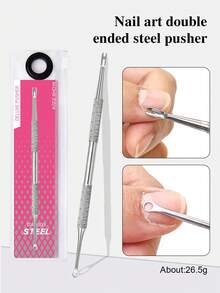 High Quality Cuticle Pusher, Double-Ended Slanted Cuticle Nipper, Nail Care Tool For Manicure, Essential For Nail Technicians - Multicolor - View 13