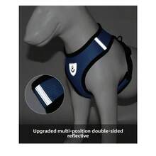 Breathable Mesh Harness For Small/Medium Dogs & Cats, Adjustable Pet Leash, Multi-Layer Design For Comfort And Safety, Suitable For Outdoor Walking And Training