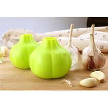 Silicone Garlic Peeler, Manual Squeeze Garlic Skin & Shell Remover Tool - Multicolor - View 3
