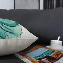 EstiloFundas De Almohada 18X18 Pulgadas, Fundas De Almohada Cuadradas 4 Piezas Bohemian Modern Farmhouse Neutral Decorative Pillow Covers Linen Cushion Covers For Sofa, Bed, Home DecorVersióN Mejorada - Gris Verdoso - Ver 4