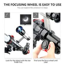 Kinder-Hochauflösungsteleskop, kleines Brechungsteleskop, wissenschaftliches Spielzeug zur Stern- und Mondbeobachtung