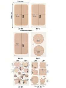 硅胶疤痕贴 - 温和、可水洗、可重复使用，适用于手术疤痕、剖腹产疤痕和瘢痕疙瘩 - 柔软、透气、防水的硅胶疤痕贴，有效护理疤痕