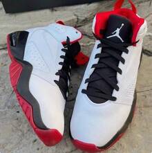 Nike Men's Shoes New COURT LEGACY NN Sneakers Retro Fashion Sports Casual Shoes - Red and White - View 9