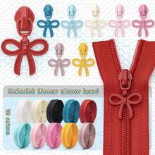 1 套 - 177.16 英寸拉链，带 10 个蝴蝶拉链头，多色拉链，带配套蝴蝶拉链头，适用于服装、箱包、手工 DIY、缝纫替换 - 套裝 - 查看 1