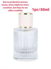 3/2/1个，简约时尚香水瓶，竖条纹玻璃瓶，螺旋盖，按压式细雾香水喷雾器，可批发。加厚高档玻璃香水可灌装喷雾瓶 - 便携式旅行装香水小样瓶，适用于设计师香水。ins风小众香水空喷雾瓶 - 彩色 - 查看 16