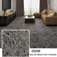 10/20Pcs Self-Adhesive PVC Floor Stickers, Wall Stickers, Marble Pattern, Peel And Stick, Easy To Install, Kitchen, Living Room, Bathroom, Corridor, Office, Waterproof Self-Adhesive Floor Stickers, Wall Stickers, Home Decoration 11.8In*1.8In