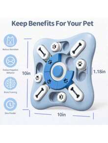 Interactive Dog Puzzle Toy With Treat Dispenser, Slow Feeder Treat Dispenser Suitable For Small To Large Breed Dogs, Intelligence Training With Slow Release Treat Dispenser - Multicolor - View 11