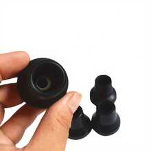 4 件橡胶助行器滑行装置、防滑脚垫、通用助行器滑雪滑行装置，方便室内外移动，耐用、耐磨的助行器配件