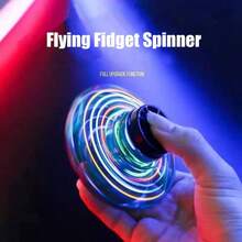 1pc/2pcs Levitating Finger Spinner, Air Power Gyro Spinner With Free Flight Rotation, Creative Sensor Flying Toy For Teens