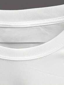 Women's Casual T-Shirt With A Cute Hobby Pattern. Comfortable For All Seasons. 180g Cotton. - 白色 - 查看 3