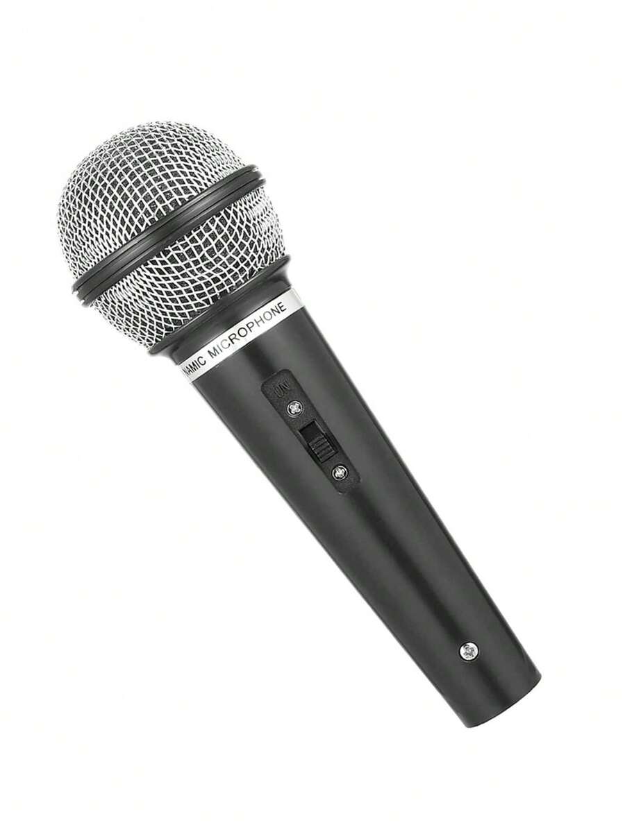 1 件麦克风道具，仿真麦克风模型外壳，适用于家庭酒吧装饰品、摄影道具、派对礼品 - 黑色 - 查看 1