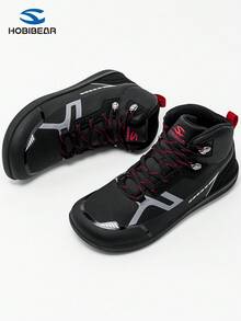 HOBIBEAR Zapatos de senderismo de dedo ancho sin cordones, zapatos de senderismo impermeables y antideslizantes para hombres y mujeres, adecuados para senderismo, trekking, viajes y carreras por senderos - Ver 5