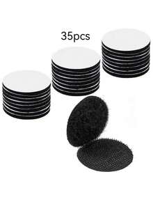 25/35/50/65片圆形黑色地板贴纸 - 黑色 - 查看 14