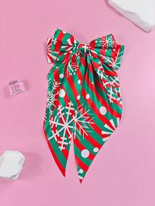 4Pcs Christmas Hair Bows Hair Barrettes With Long Tail Hairpins For Women Bowknot Hair Clips Christmas Carnival Hair Accessories For Women Ladies Decoration Party Wear Daily Wear