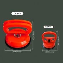 2 piezas Herramientas para reparación de abolladuras en el Body del auto, 1 pequeña y 1 grande, succión fuerte, herramienta de extracción de abolladuras para puerta de automóvil, removedor de abolladuras altamente adhesivo, apto para desmontar techos integrados y talla grande