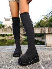 Fall/Winter Plus Size Women's Fashion Tall Boots