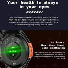 LOKMAT Smartwatch ZEUS 6 PRO, pantalla redonda grande de 1,46 pulgadas, función de brújula, doble linterna, llamadas Bluetooth, notificación de mensajes, asistente de voz, toma de fotos remota, control de música, frecuencia cardíaca, oxígeno en sangre, monitoreo del sueño y de la salud, resistente al agua IP68, reloj deportivo para exteriores