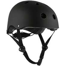 成人及儿童骑行头盔、滑板骑行头盔、平衡车头盔、轮滑头盔、漂移头盔、男女电动自行车头盔 - 黑色 - 查看 6