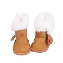 1 双 18 英寸重生婴儿娃娃鞋或袜子，可选雪地靴、皮靴、玛丽珍鞋、蝴蝶结鞋、漆皮鞋、凉鞋、心形鞋、帆布鞋、眉毛鞋、花鞋、尖头鞋、兔子鞋、布鞋、熊猫鞋、条纹袜 - 时尚可爱的娃娃鞋/袜子、儿童玩具娃娃配饰、万圣节、圣诞节礼物、圣诞袜填充物、节日派对、家居装饰、收藏品 - 娃娃鞋襪子 - 查看 35