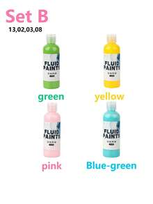 Bộ 6 màu sơn nghệ thuật dạng lỏng, độ bóng cao, sơn acrylic, chống phai màu, hiệu quả hoàn hảo sau khi khô, thích hợp cho đá, gỗ, vải bố, thạch cao và các bề mặt nghệ thuật khác, 100ml/chai, sơn nghệ thuật, màu sắc sống động, sơn bền lâu, dụng cụ nghệ thuật, dành cho nghệ sĩ và họa sĩ, vẽ tranh sáng tạo, dễ tán, màu sắc bền lâu, bột màu vẽ. - Nhiều màu - Xem 16