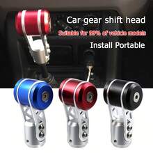 1pc Car Gear Shift Knob Airplane Joystick Gear Shift Head Metal Gear Shift Knob Universal Gear Shift Lever Personalized Shift Knob - A - View 1