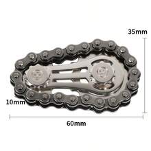Nuevo juguete antiestrés de giro de dedo con cadena de engranaje de rueda de coche creativa, regalo de Navidad ideal para adolescentes