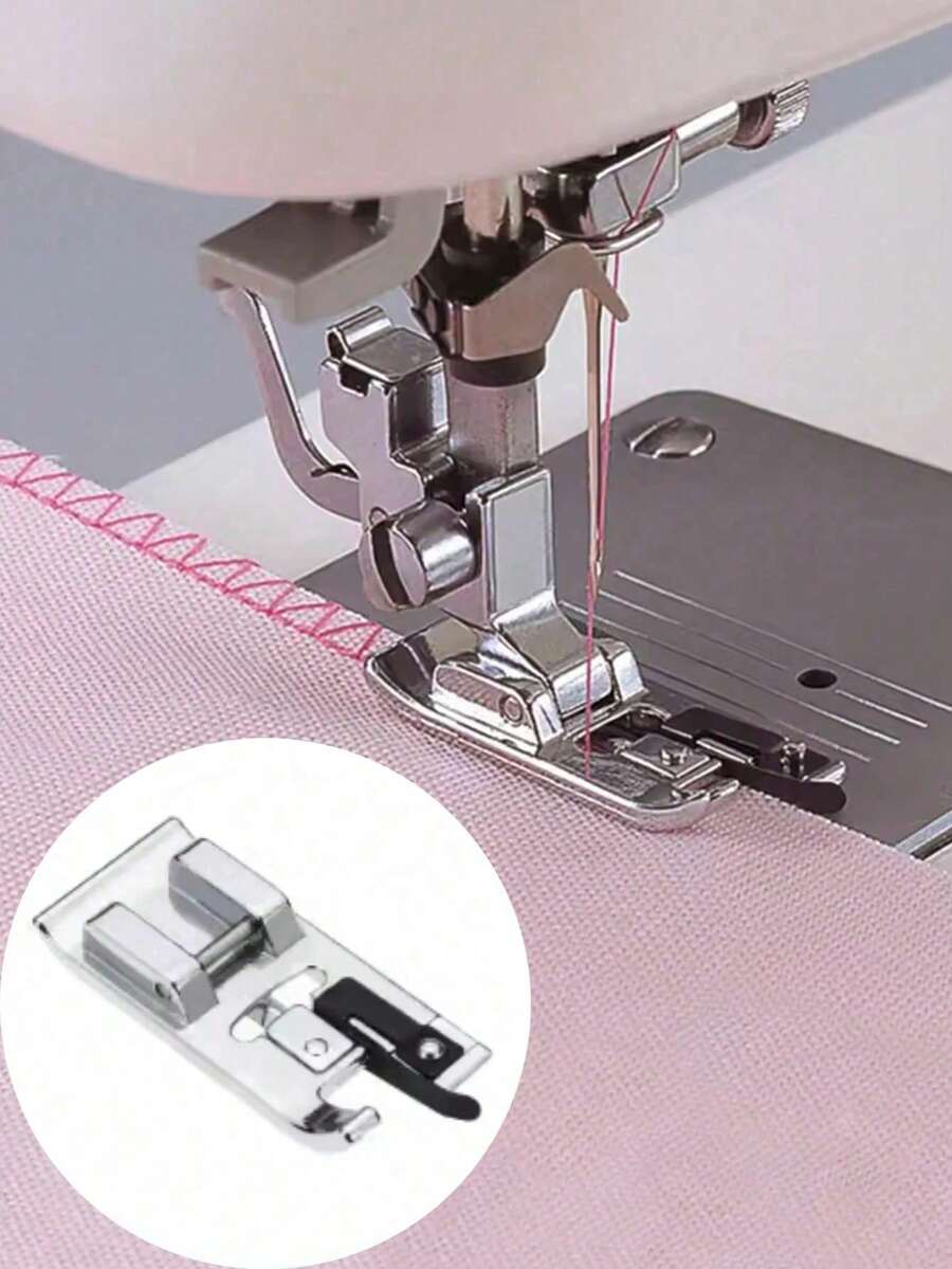 1/2/4 pièces Pied presseur surfilage pour machine à coudre surjeteuse, parfait pour les machines à bas pied de biche Singer et Brother, accessoires de couture, machine à coudre, couture, tissu pour la couture, fournitures de couture, accessoires de machine à coudre, accessoires de maison, pied de machine à coudre, aimants