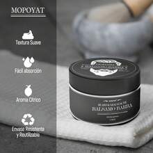 3pcs Balsamo Para La Barba,Bálsamo para el cuidado de la barba : Bálsamo para el cuidado diario de la barba que limpia en profundidad e hidrata. Fórmula clásica suave, sin alcohol. Oferta por tiempo limitado. - Negro - Ver 10