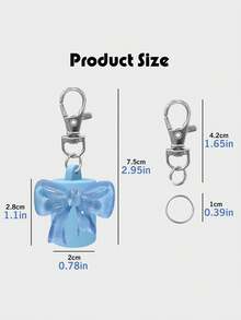 1/2 Paquetes Set de Llavero con Brillo de Labios Llavero con Tapa de Lápiz Labial Portátil, Set de Brillo de Labios, Set de Lápiz Labial, Set de Llavero de Lápiz Labial, Accesorios de Viaje, Set de Lápiz Labial Llavero, Accesorios Multifuncionales, Diseño Portátil de Tapa de Llavero de Lápiz Labial Fácil de Conectar a Llaves, Accesorios para Mujer - Multicolor - Ver 2