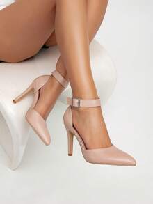 Women's New Sexy Comfortable Versatile Office Wear Minimalist Pointed Toe Stiletto High Heel Pumps