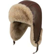 Winter Cycling Ushanka Hat, Warm Ear Protection Hat, Outdoor Thermal Lined Thick Casual Earmuff Hat