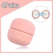 2个/4个/8个/10个装 时尚磁性丝巾夹和别针 - 耐用易用的磁性扣,适用于女士丝巾、披肩和帽子,四季皆宜,经典哑光表面,强力合金磁铁,可牢固固定丝巾和衣物,无钩设计,优雅风格,锌合金材质,适合服装搭配 - 黑與白 - 查看 24