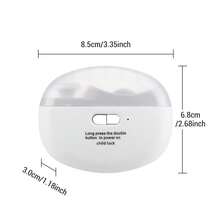 Hailicare Electric Nail Clipper | Smart Electric Nail Clipper With Anti-Pinch, Nail Polishing, Illumination, And Grinding Functions. Suitable For All Ages. Portable And Long Battery Life. High-End Packaging, Ideal As A Gift. Halloween - White - View 12