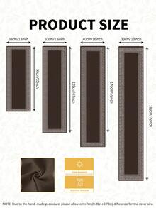 1/2/4/6/8 Stücke Set - Elegante einfarbige braune Tischsets, Tischläufer, minimalistischer chinesischer Stil - geeignet für Festtagsbankette und den täglichen Gebrauch in Küche, Esszimmer, Untersetzer, rechteckige Dekoration, Heimdekoration, perfektes Geschenkset Tischsets, Party Tischsets, Kaminsims Schal, Glasfenster Schal, Heimdekoration, Eingangsbereich Dekoration, Esszimmer Dekoration, Raumdekoration, Bettschal