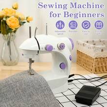 A Mini Sewing Machine For Beginners With Lights, With Foot Pedals And Charging Cables, Easy To Use, Suitable For Home Use - US A Type Plug(110-127V) - View 3