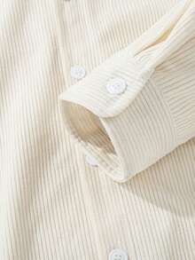 男士休闲时尚日常百搭条纹衬衫，长袖上衣