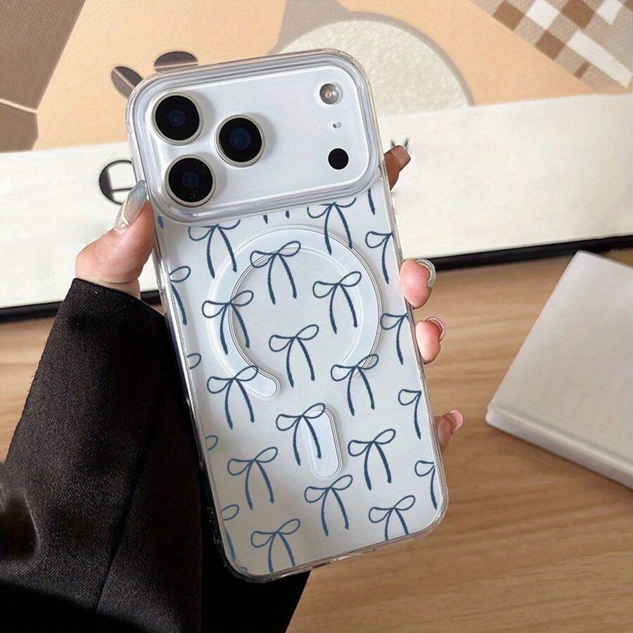 Funda para teléfono compatible con iPhone 17 aire/16E/16/15/14/13/12/11 Profesional máximo 16 Más/16E X/XS/XSMax, compatible con Samsung Galaxy A05/A05S/A06/A07/A14/A15/A16/A17/A23/A24/A25/A26/A35/A36/A54/A55/A56/F06/F15/M14/M16/M34/M35/M36/M54/M55/M56/NOTE10PLUS/NOTE20/NOTE20ULTRA/NOTE9/S10/S10E/S10PLUS/S20/S20FE/S20PLUS/S20ULTRA/S21/S21FE/S21PLUS/S21ULTRA/S22/S22PLUS/S22ULTRA/S23/S23FE/S23PLUS/S 23ULTRA/S24/S24FE/S24PLUS/S24ULTRA/S25/S25EDGE/S25PLUS/S25ULTRA, Atracción magnética transparente, diseño simple y elegante, conveniente para cargar, se siente mejor en las manos. - transparente - Ver 1